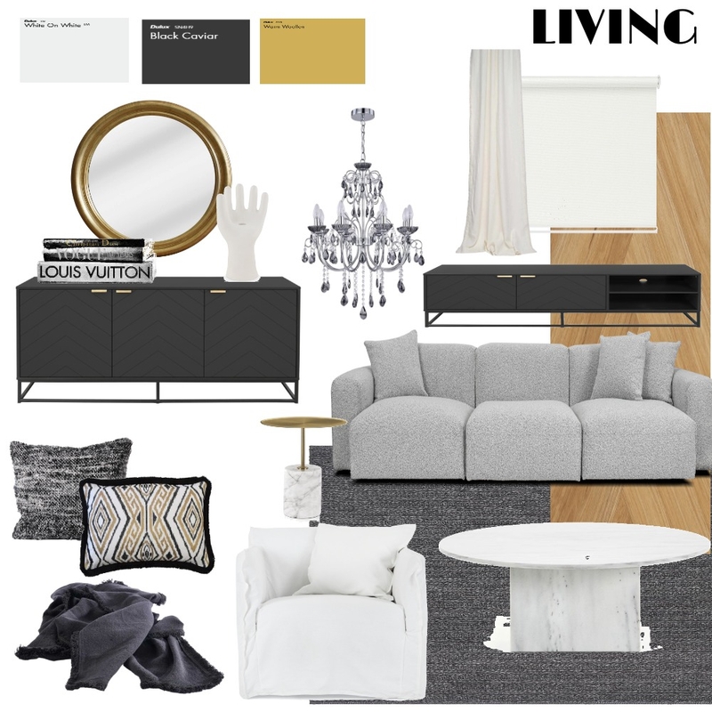 Living Area Mood Board by Thabo Mbele on Style Sourcebook