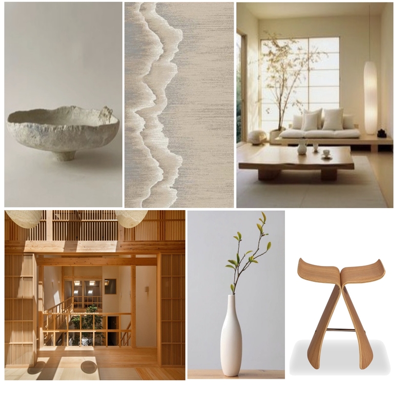 SOFT JAPANESE DESIGN STYLE BOARD Mood Board by Anneke Nomura on Style Sourcebook