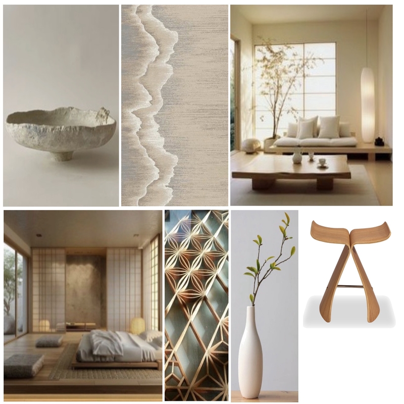 SOFT JAPANESE DESIGN STYLE BOARD Mood Board by Anneke Nomura on Style Sourcebook