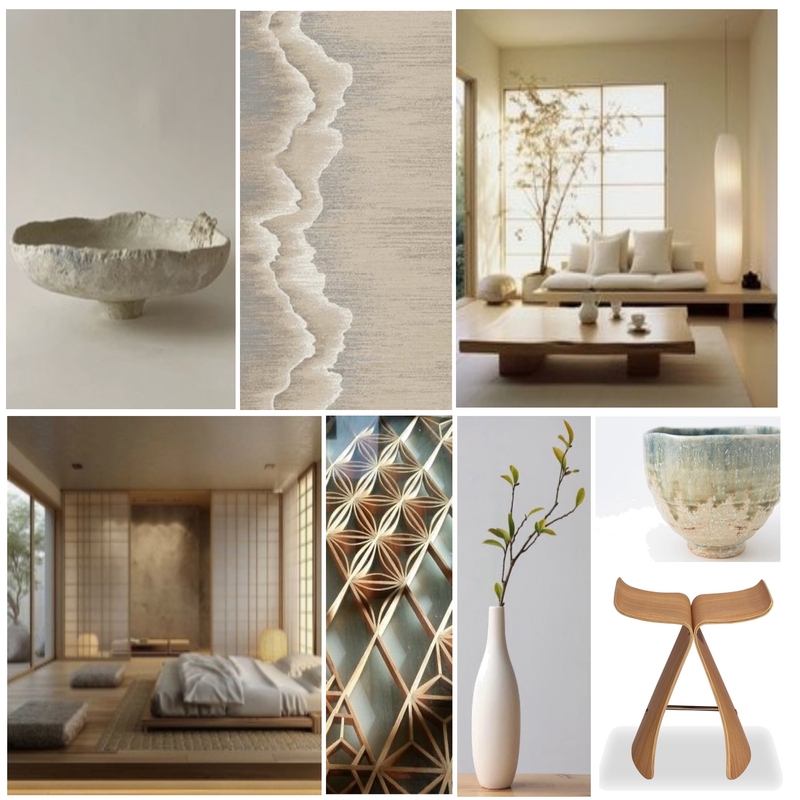 SOFT JAPANESE DESIGN STYLE BOARD Mood Board by Anneke Nomura on Style Sourcebook