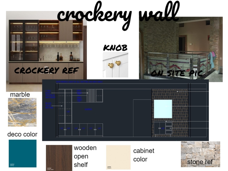 crockery wall hall ladoo ag Mood Board by nikitabhajjika@gmail.com on Style Sourcebook