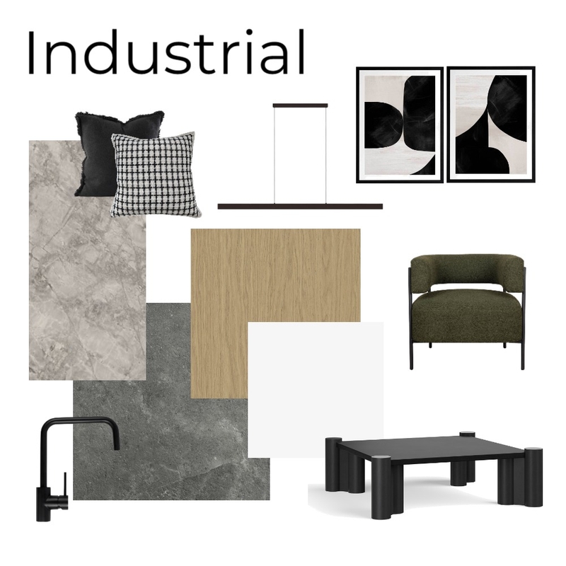 Industrial Mood Board by Paige Farrugia on Style Sourcebook