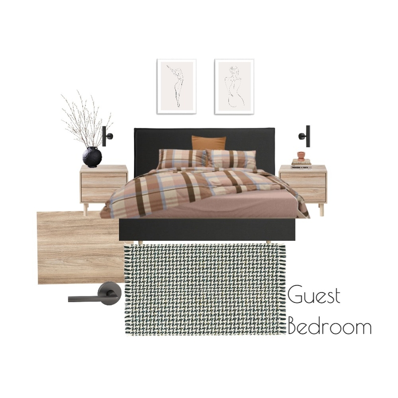 Guest Bedroom Mood Board by DKB PROJECTS on Style Sourcebook