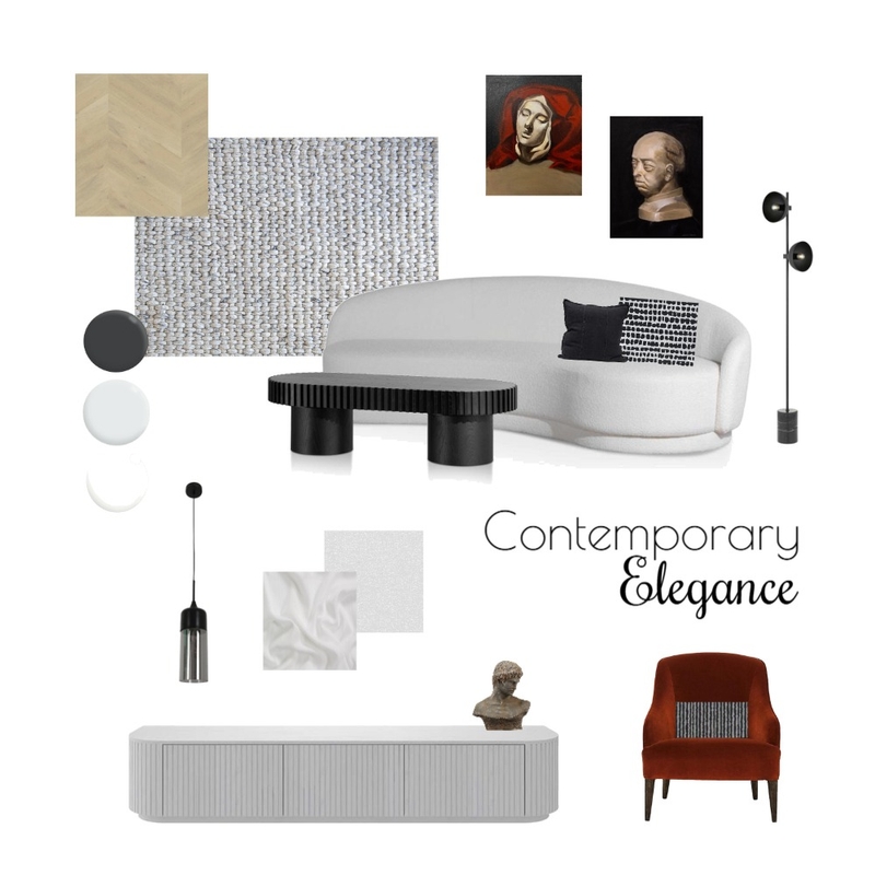 Contemporary Elegance Mood Board by littlehen on Style Sourcebook