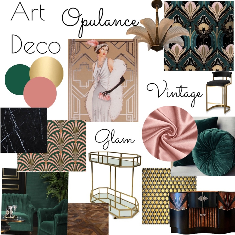 Art Deco Mood Board by angiedemarco57@gmail.com on Style Sourcebook