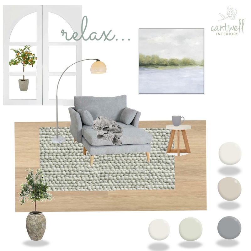 Reduce your stress mood-board Mood Board by Cantwell Interiors on Style Sourcebook