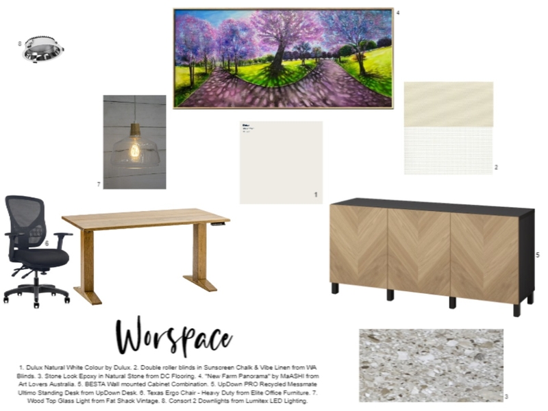 Workspace Mood Board by K Designs on Style Sourcebook