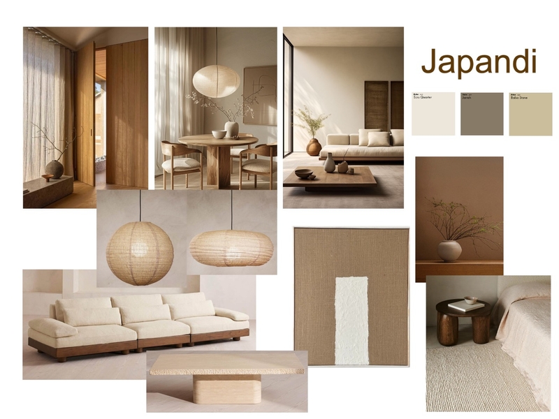 Japandi Design Style Mood Board by FIN Designs on Style Sourcebook