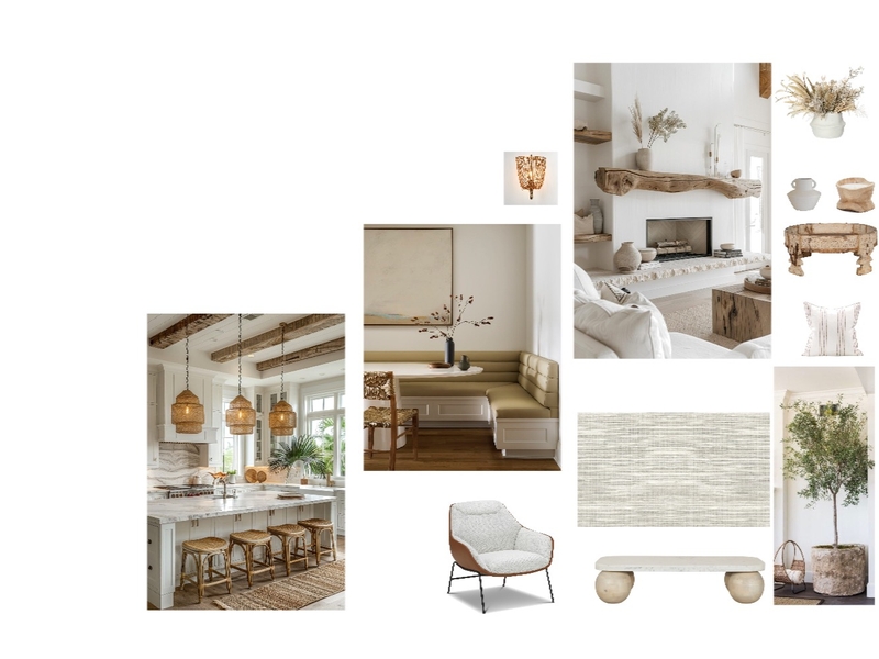 Monochromatic California Style Mood Board by DC Designs on Style Sourcebook