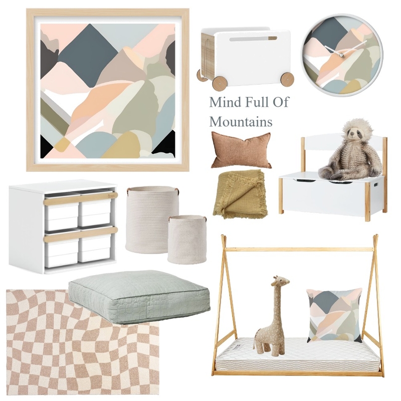 Mind Full Of Mountains Mood Board by DKD on Style Sourcebook