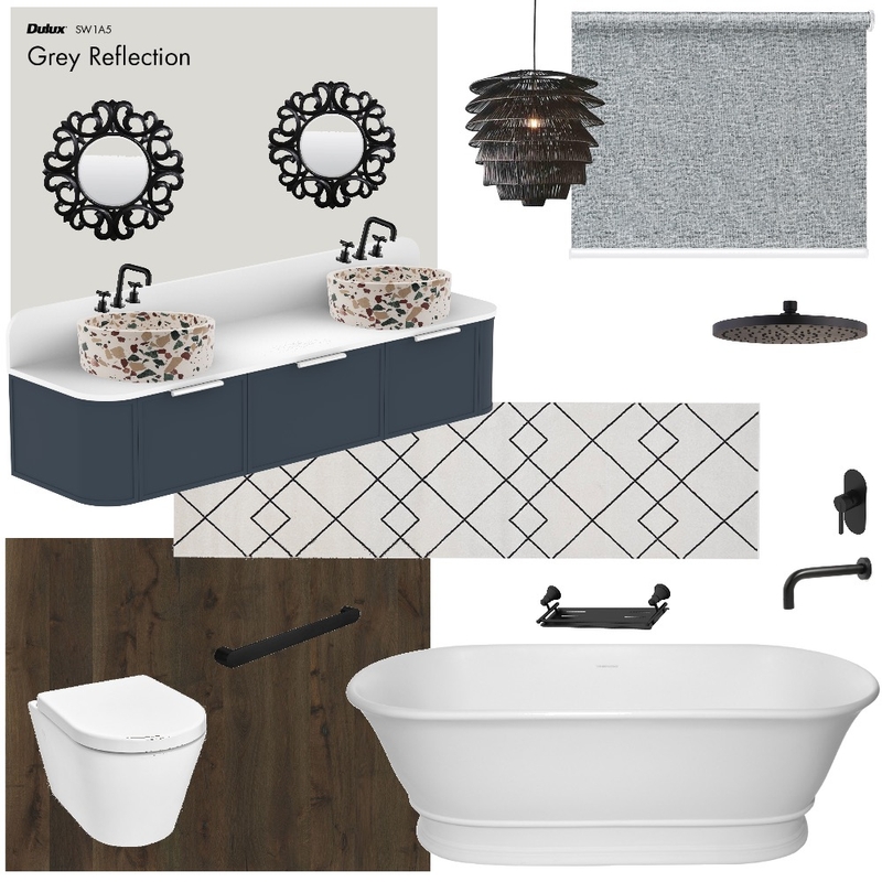 eclectic bathroom Mood Board by brianna sardinha on Style Sourcebook