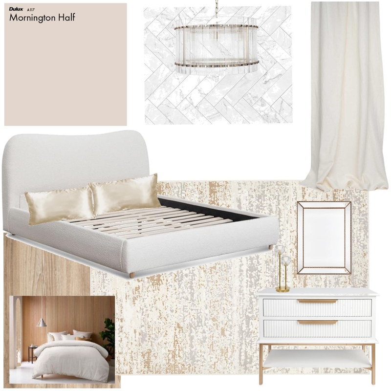 glam bedroom Mood Board by brianna sardinha on Style Sourcebook