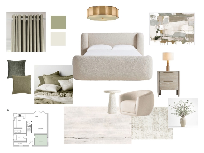 Assignment 9 - Guest Bedroom Mood Board by YSInterior on Style Sourcebook