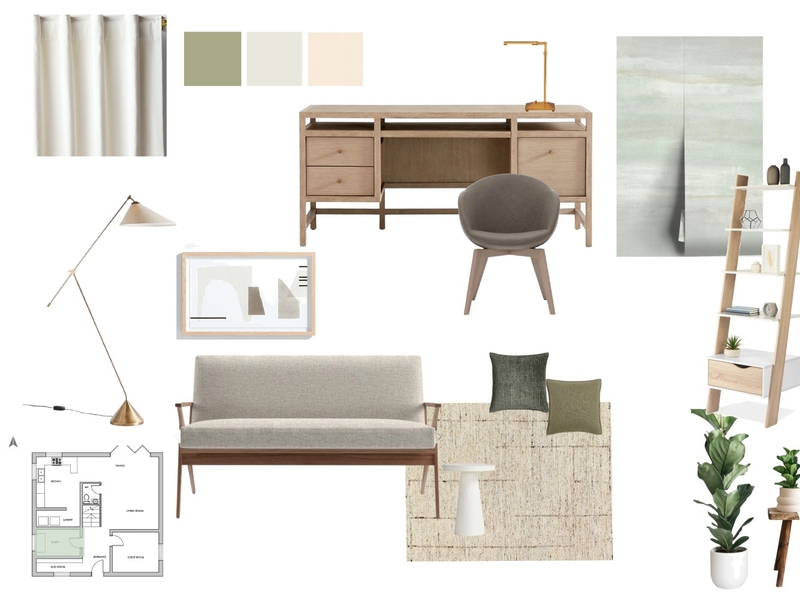 Assignment 9 - Study room Mood Board by YSInterior on Style Sourcebook