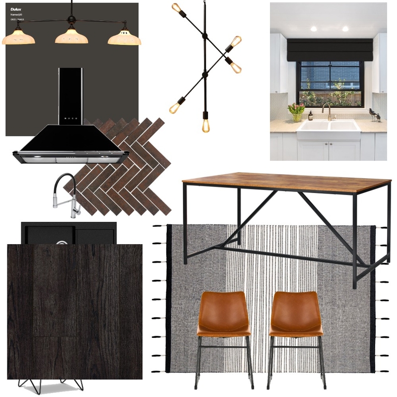 industrial kitchen/dining room Mood Board by brianna sardinha on Style Sourcebook