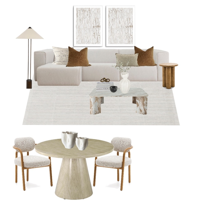 client Living dining Mood Board by Velar Interiors on Style Sourcebook