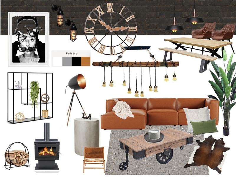 Industrial mood board 1 Mood Board by CMAGAZZU on Style Sourcebook