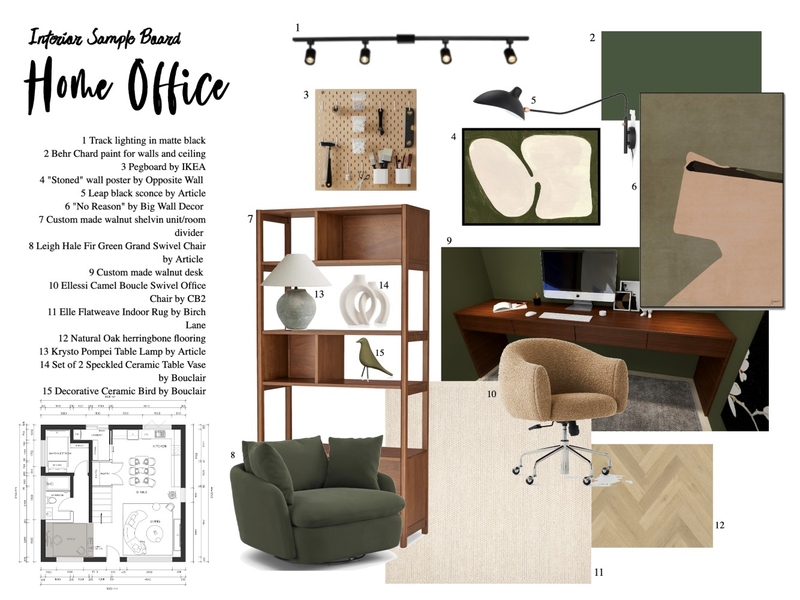 Home Office IDI Mood Board by mariaclaramontes on Style Sourcebook
