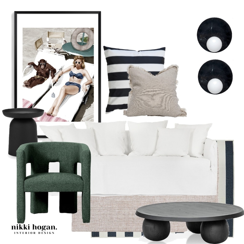 Camberwell Living Mood Board by Nikki Hogan Interior Design on Style Sourcebook