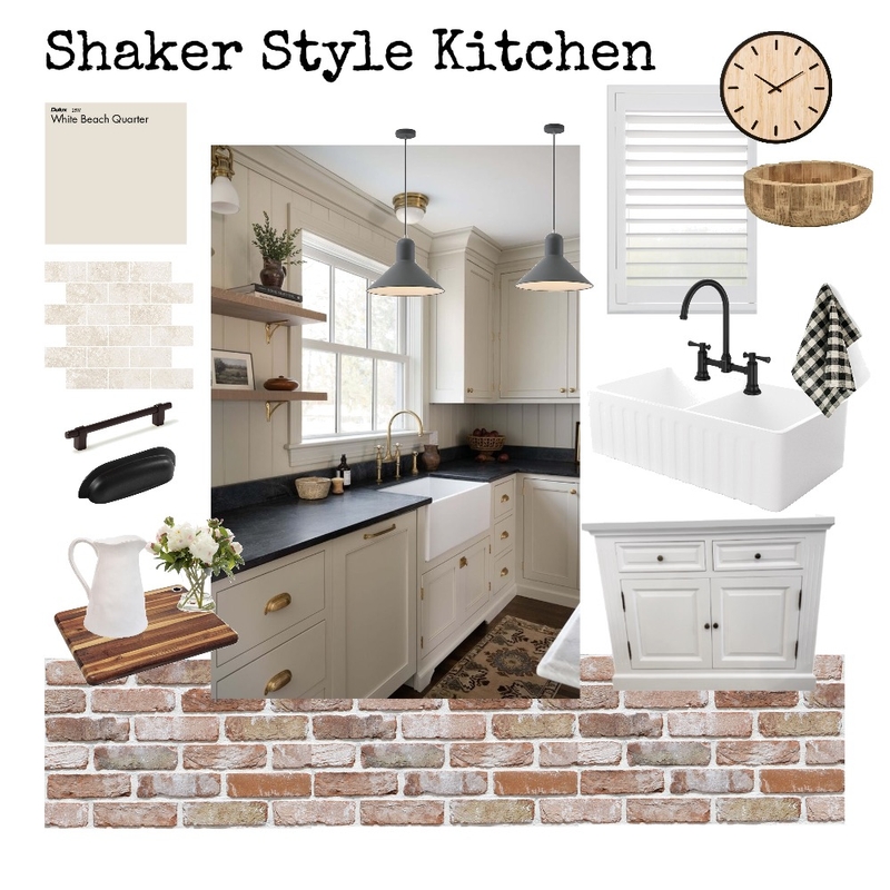 Shaker Style Kitchen Mood Board by Ladybird Maldon Design on Style Sourcebook