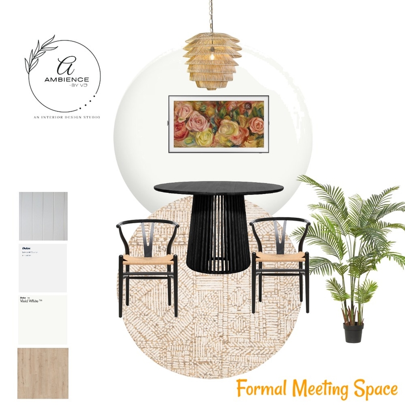 Formal Meeting Space Mood Board by Viji Velavan on Style Sourcebook