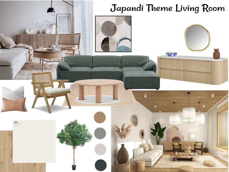 Japandi theme 1 Mood Board by harshada on Style Sourcebook