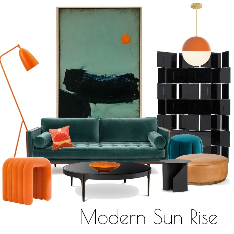 Modern Sunrise Mood Board by JenRL Design on Style Sourcebook