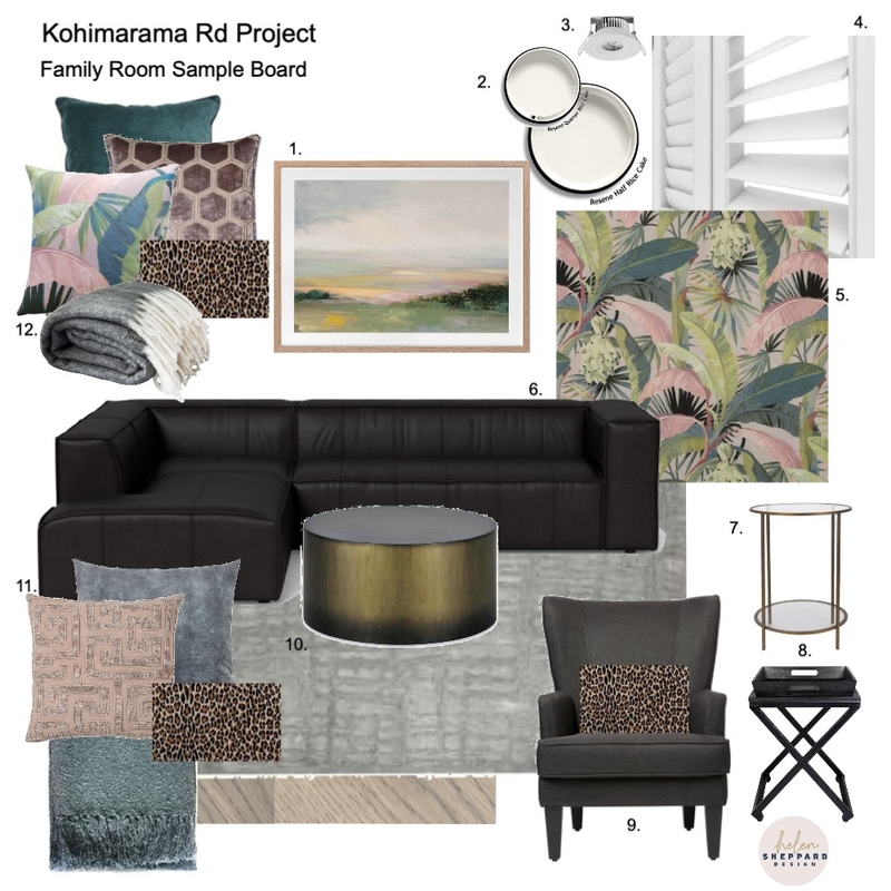 Family Room - Kohimarama Project Mood Board by Helen Sheppard on Style Sourcebook