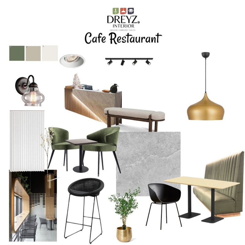 Ntinda Café Mood Board by Derick Asiimwe on Style Sourcebook