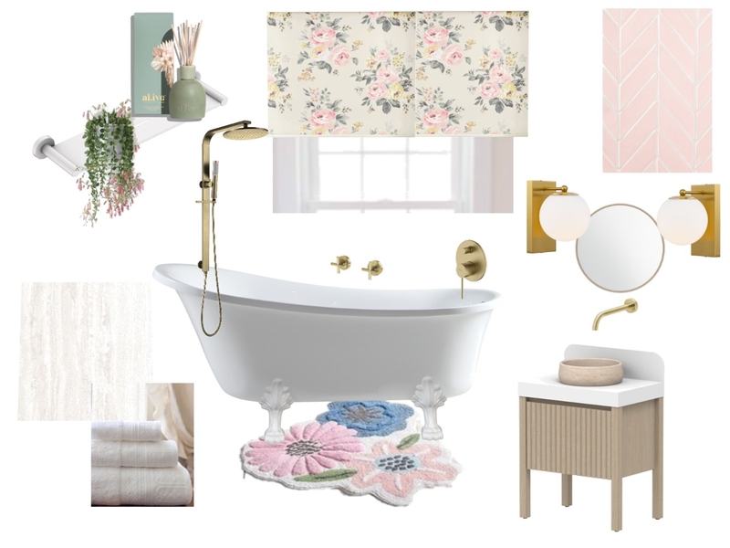 Girls bathroom Mood Board by LeoraSoffer on Style Sourcebook