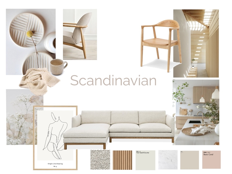 Module 3 - Design Mood Board - Scandinavian Mood Board by TaylahB on Style Sourcebook