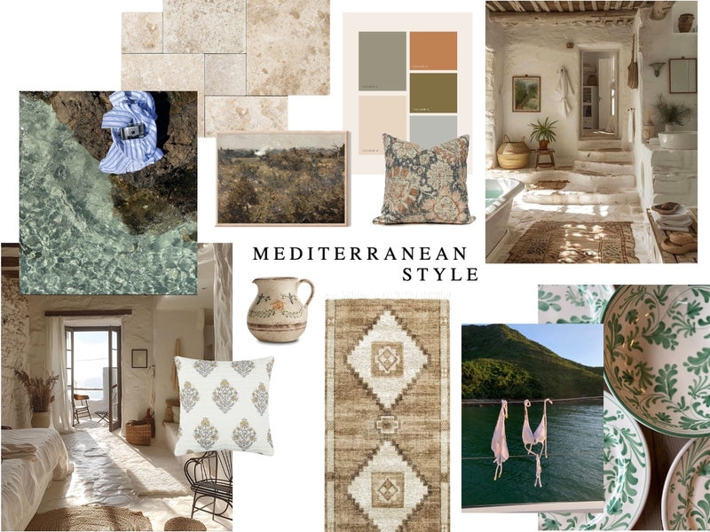 Mediterranean Mood Board by dugdale.ashleigh@gmail.com on Style Sourcebook