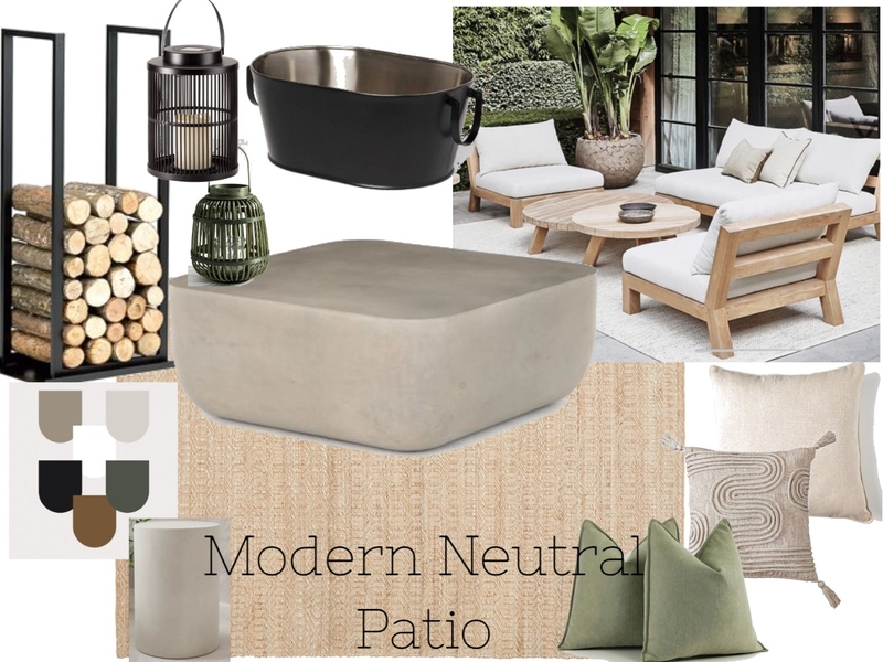 Summer Modern Neutral Patio Mood Board by MichaelaM on Style Sourcebook