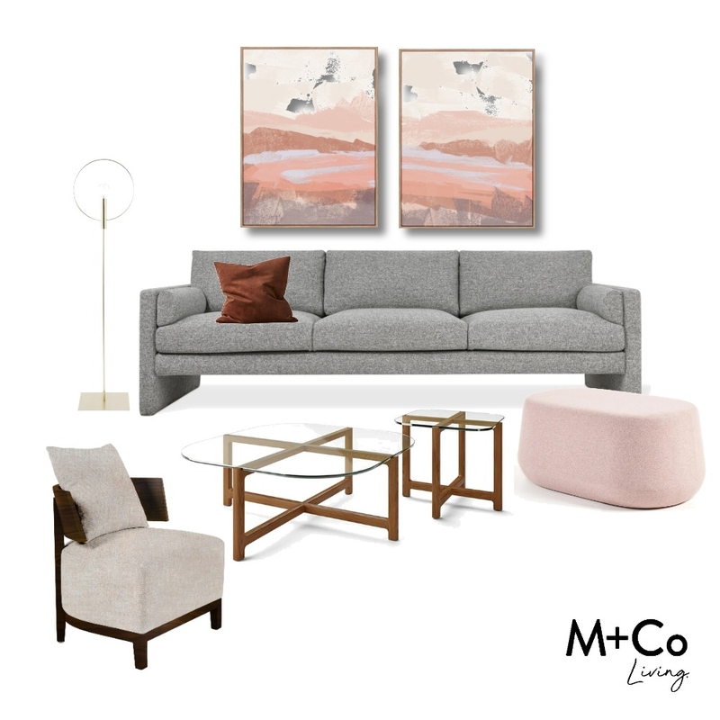 Laurel Sofa + Arizona Armchair Mood Board by M+Co Living on Style Sourcebook