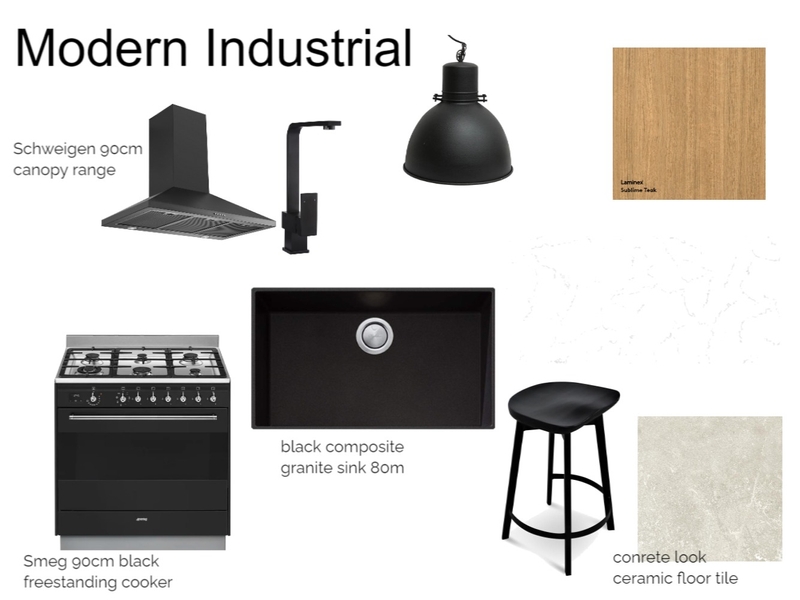 Modern Industrial Kitchen Mood Board by michton on Style Sourcebook