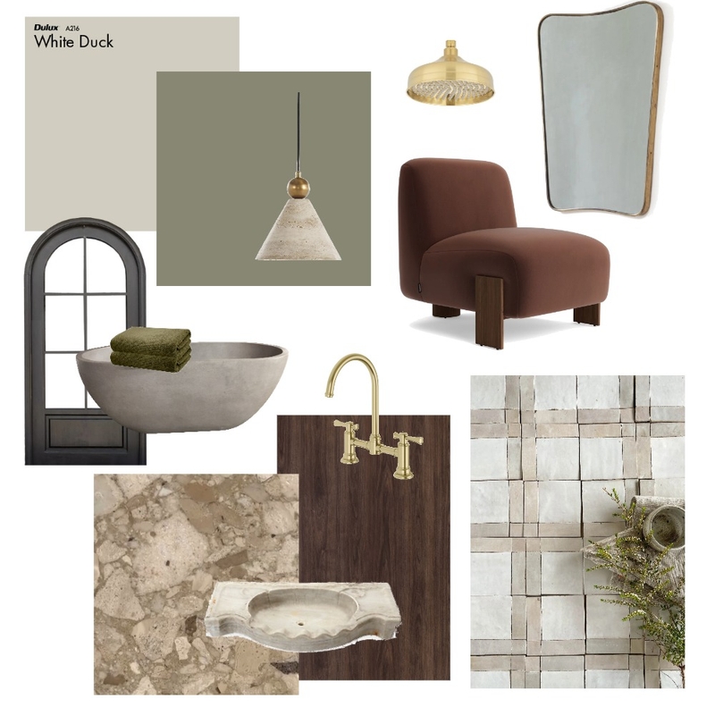 Farmhouse Bathroom Mood Board by ZebDesign on Style Sourcebook