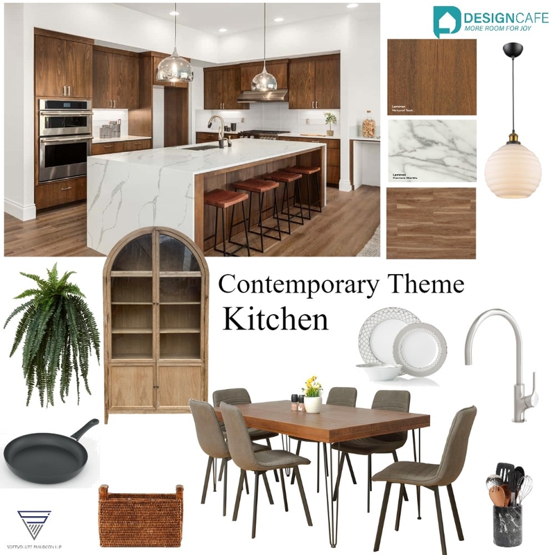 Contemporary Theme Kitchen Mood Board by harshada on Style Sourcebook