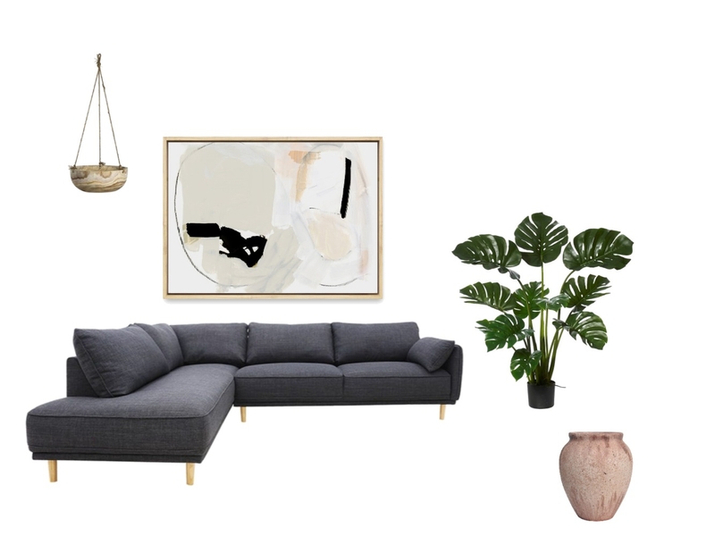 Organic Modern Living Room Mood Board by richelking on Style Sourcebook