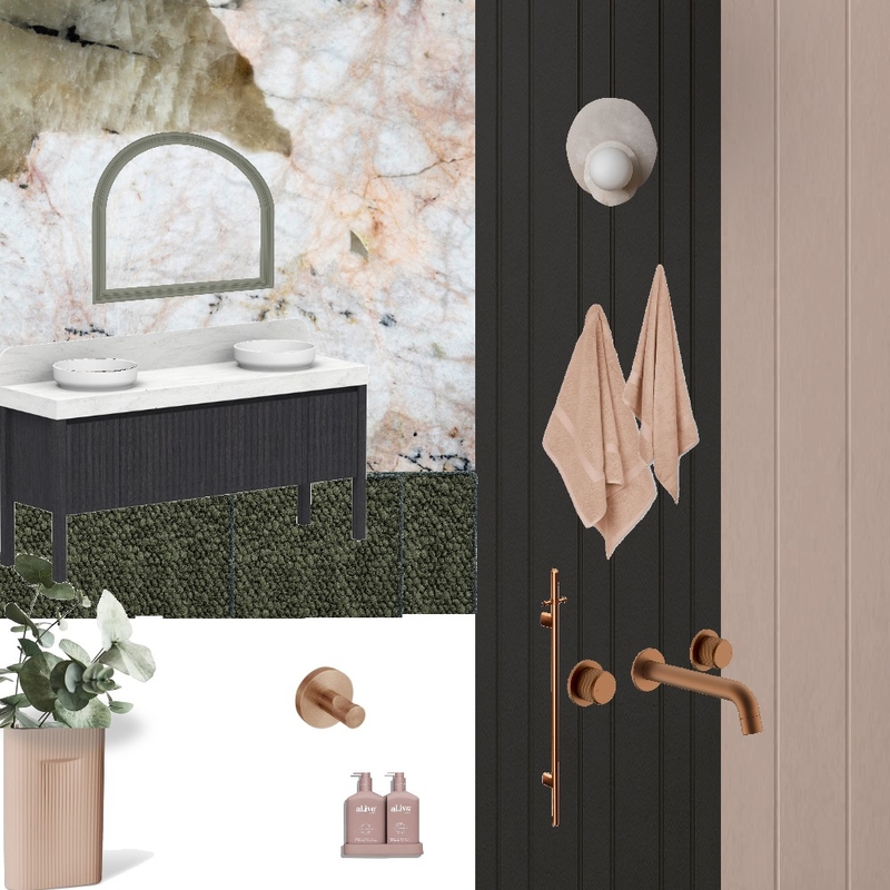 Blush Bathroom Mood Board by Interior Blank on Style Sourcebook