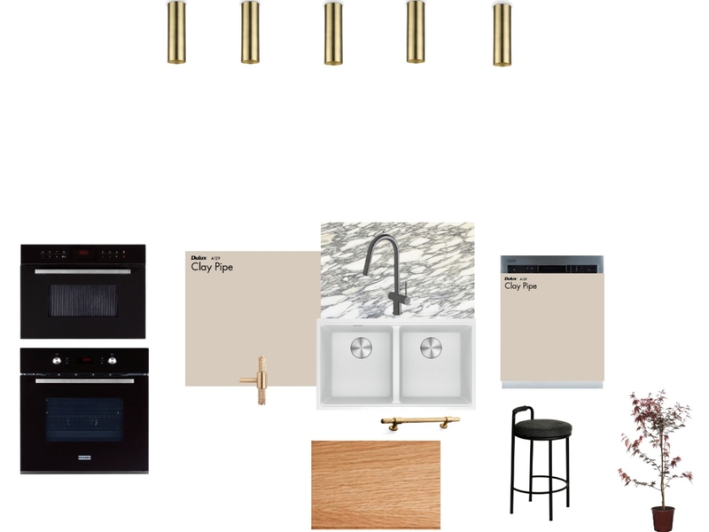 Ascot Kitchen Gunmetal Scheme Mood Board by WabiSabi Co. on Style Sourcebook