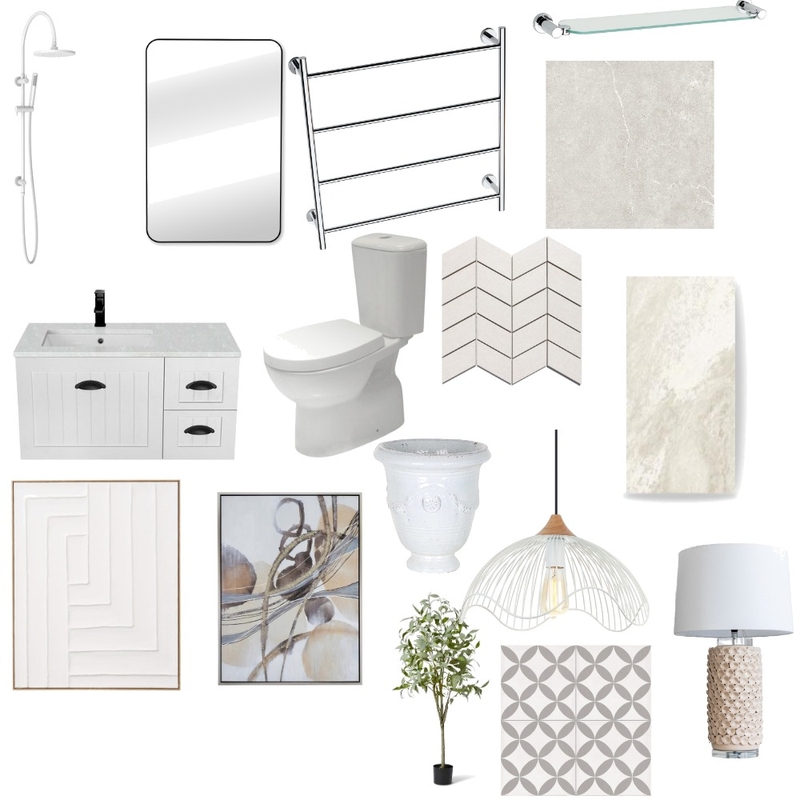 Bathroom Mood Board by Cortney.dykes@lindisfarne.nsw.edu.au on Style Sourcebook