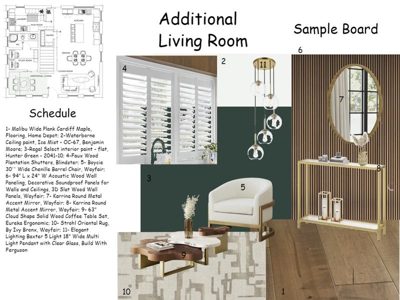 Additional Living Room - Sample Board Mood Board by vitoriaminniti on Style Sourcebook