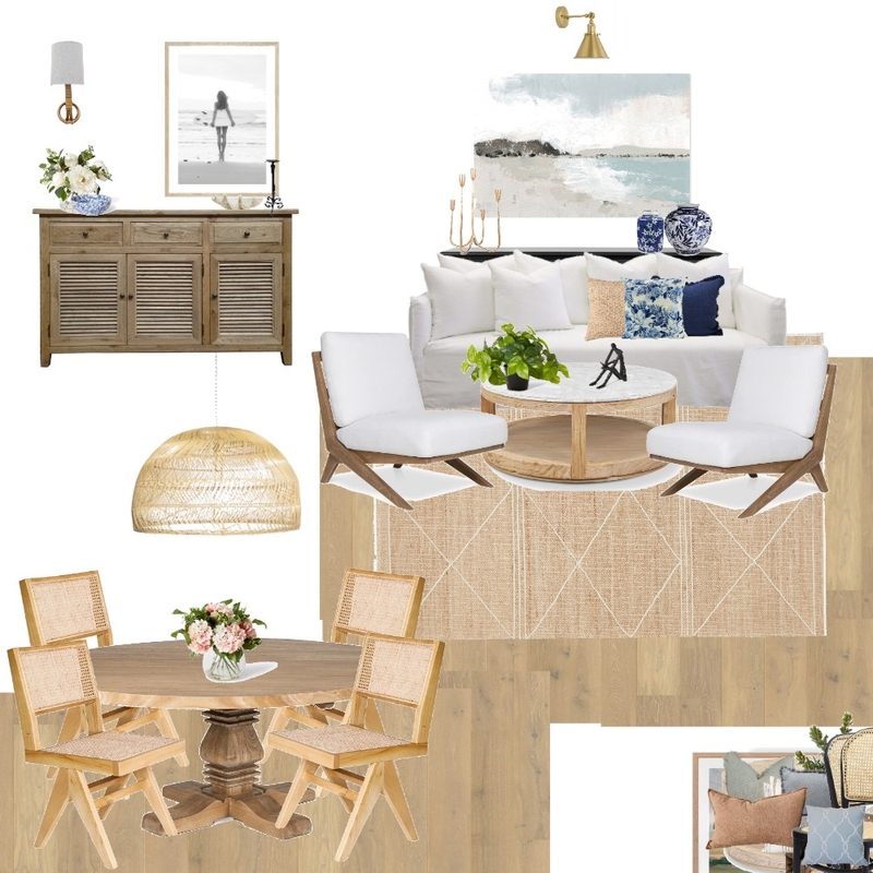 Living Room - Classic Blue Mood Board by Hart on Southlake on Style Sourcebook