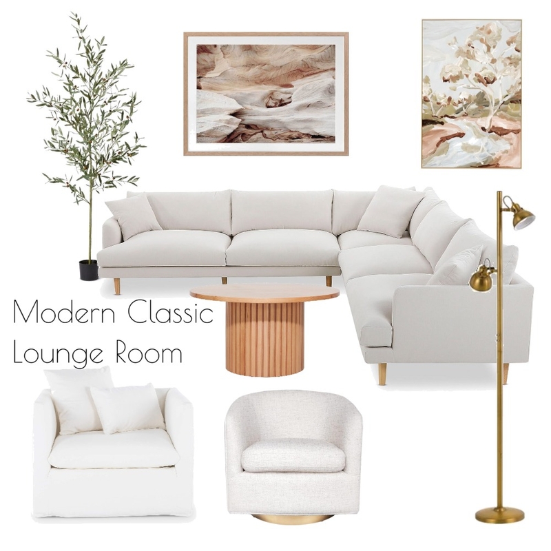 Modern Classic Lounge Room Mood Board by ponderhome on Style Sourcebook