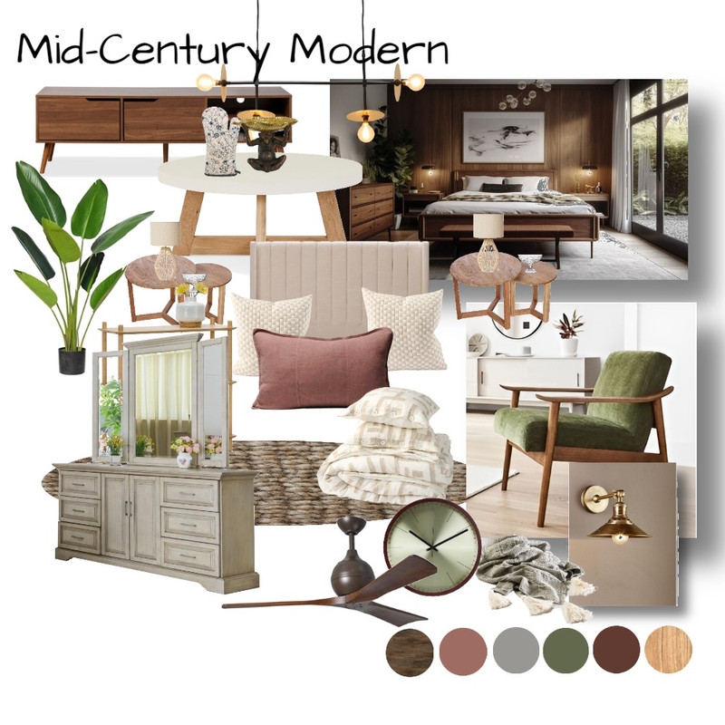 Mid-century modern Mood Board by kanishka.sdcllp@outlook.com on Style Sourcebook