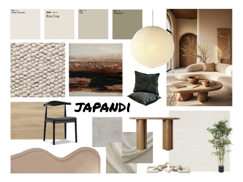 Japandi Mood Board by Diane Blaauw on Style Sourcebook