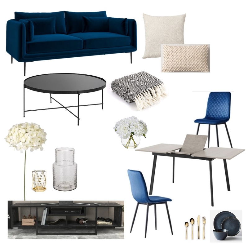 Blue theme WD - 2 bed Mood Board by Lovenana on Style Sourcebook