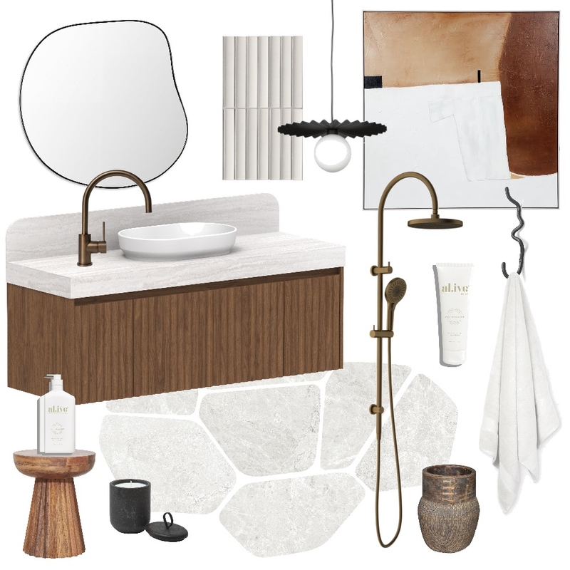 Bathroom 2 Mood Board by brassandivory on Style Sourcebook