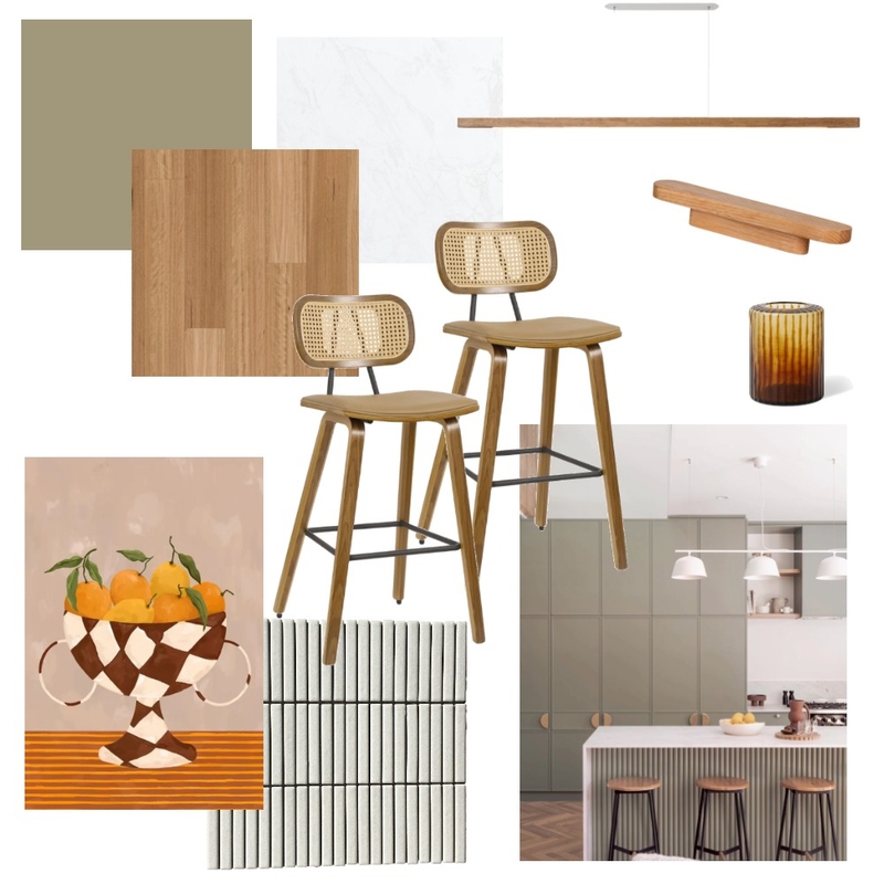 Mid Century Modern Kitchen Mood Board by Nicole Frelingos on Style Sourcebook