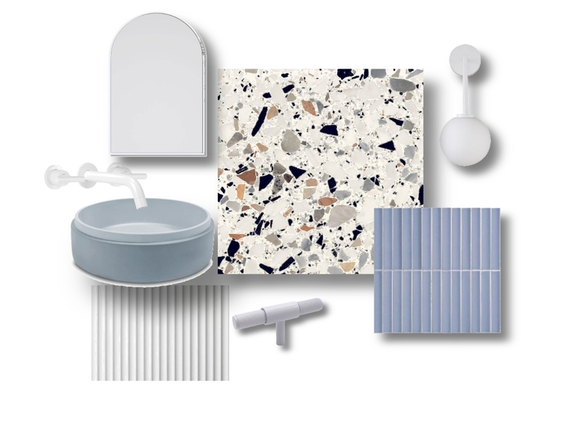 Powder Room Mood Board by Sarah Bourke Interior Design on Style Sourcebook